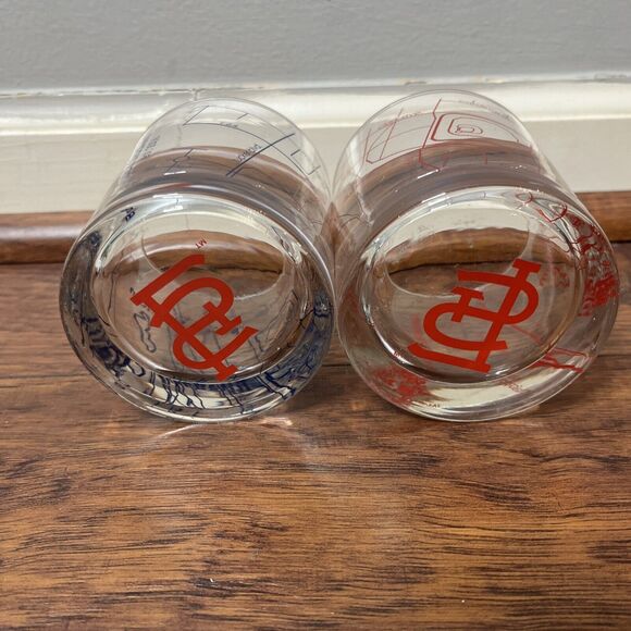 St Louis Cardinals Baseball Tumbler Glasses (2) 2006 Stadium Glasses - Picture 7 of 7